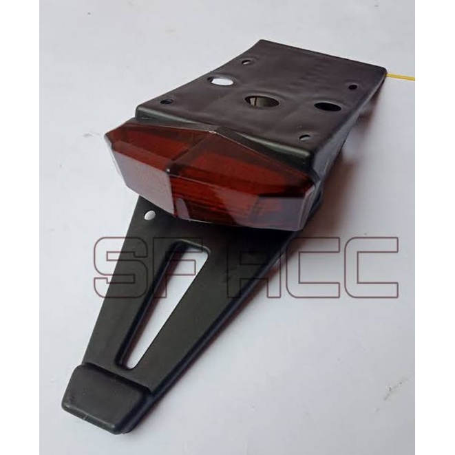 Spakboard belakang Klx/ supermoto + lampu ( Tinggal PNP )