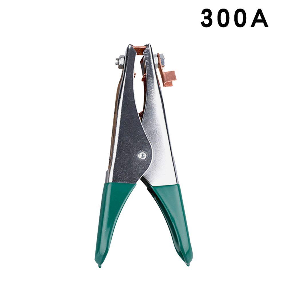 Solighter 300A/500A Earth Clamp Berlapis Chrome Aksesori Las Kepang Tembaga Electrode Holder