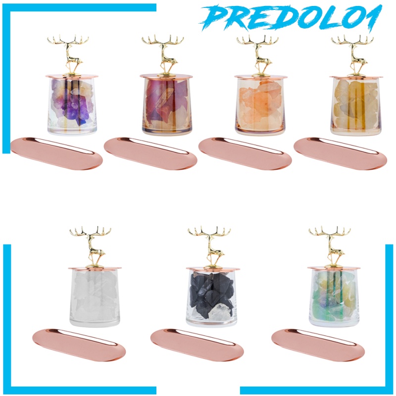 (Predolo1) Diffuser Minyak Esensial Aromaterapi Bahan Batu Kristal