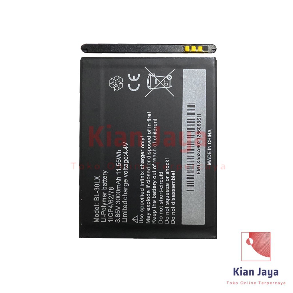 Baterai Infinix Hot 3 Lite / X553 / X554 / BL-30LX Batre Batrai Battery Hp BL30LX Original