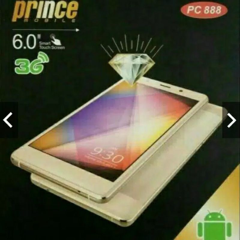 HP prince pc888 new 3g layar 6inc ram1g keren mewah
