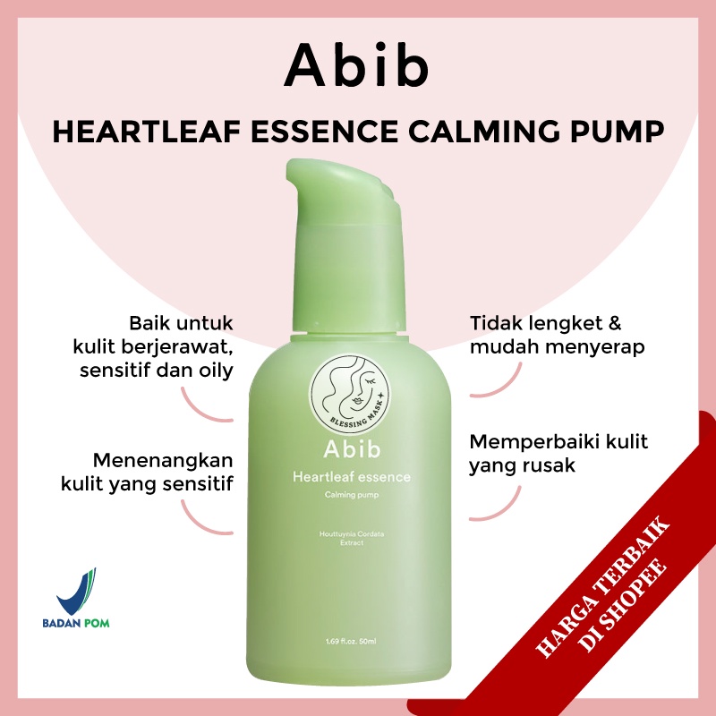 ABIB Heartleaf Essence Calming Pump | Yuja Essence Vitalizing Pump - 50mL