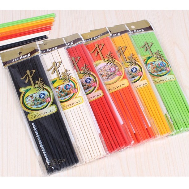 Sumpit Melamin Isi 10 Pasang - Sumpit Mie Melamine - Melamine Chopsticks - Sumpit Melamin 10 Pasang Bisa Pilih Warna Sumpit Mie Dipakai Berulang Kali Go Green - Sumpit Mie Ayam