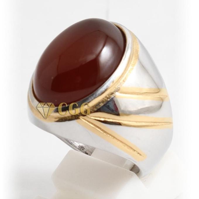 BATU CINCIN NATURAL YAMAN WULUNG COKLAT TUA ORIGINAL