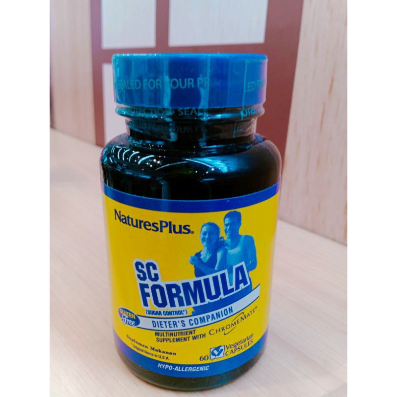 NATURE'S PLUS SC FORMULA 60 KAPSUL