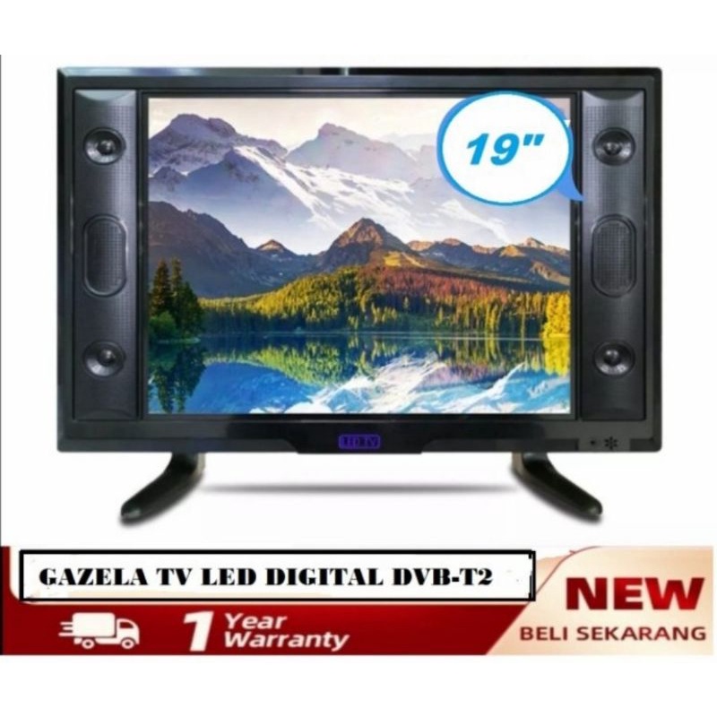 TV LED 19 INCH DIGITAL GAZELA 19INCH 19"