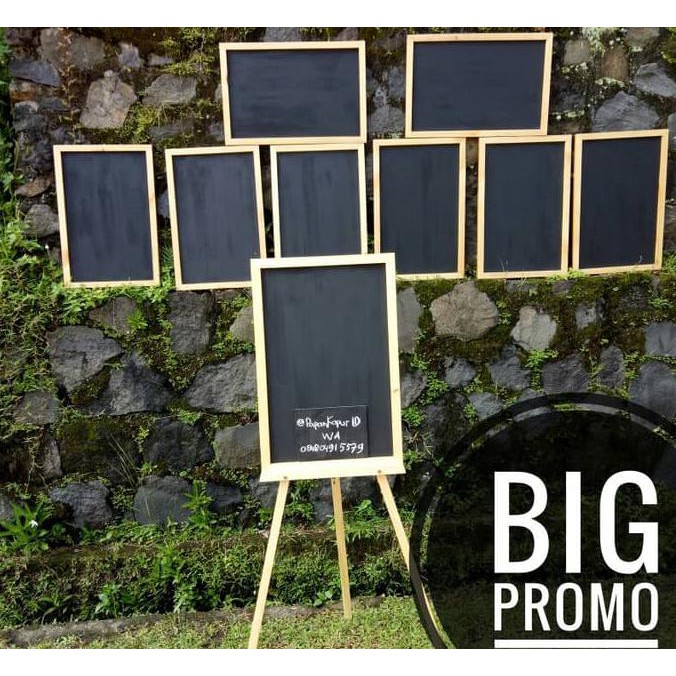

Jual Papan Tulis Kapur Murah Standing 40*60Cm