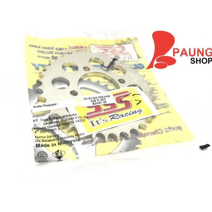 Gear Belakang SSS 428 Smash/Satria FU/Shogun/Satria 31T - 35T paungs55