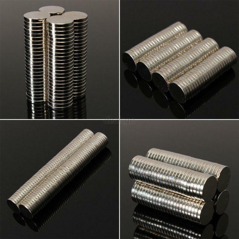 Magnet Neodymium N52 STRONG Koin Bulat Putih Berbagai Ukuran (Part 2)