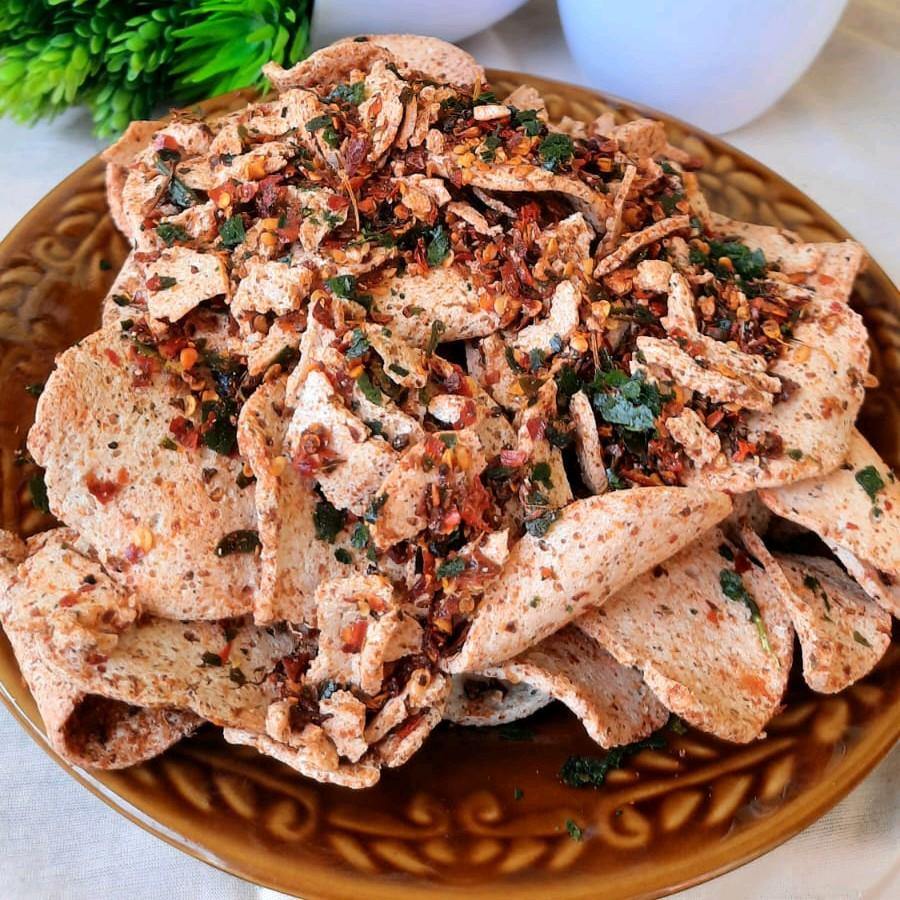 

Cemilan 250Gram Basreng bulat pedas cikruh daun jeruk Termurah Enak