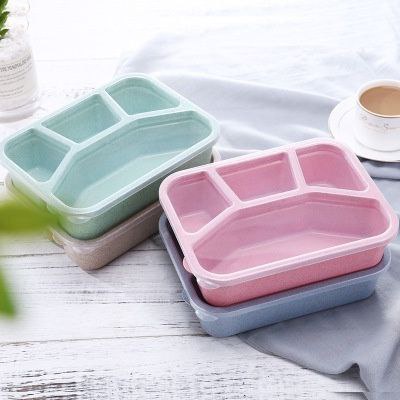 Jeon Lunch Box Bento 3 Grid Anti Tumpah Microwavable