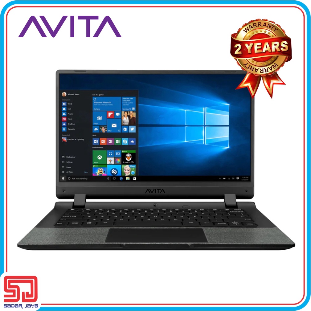Laptop Pelajar Avita Essential N4020 / 4GB / SSD 128 / 14