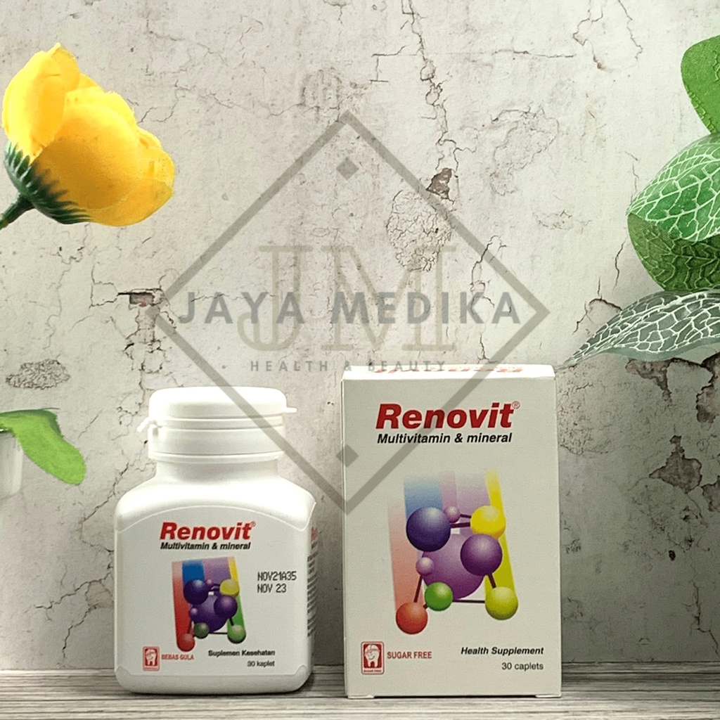 Renovit Multivitamin &amp; Mineral Isi 30 Kaplet