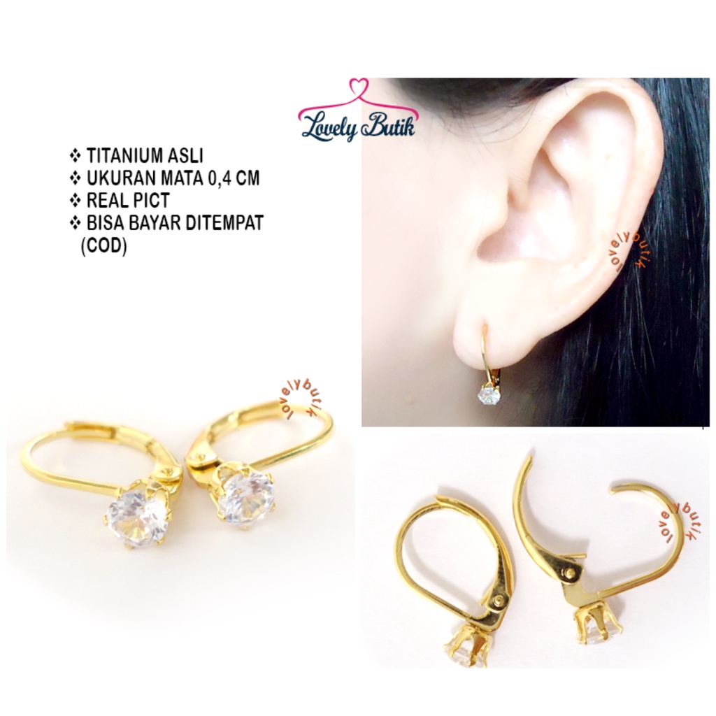 Promo Beli Kalung Gratis Anting - Kalung Wanita Titanium Anti Karat Model Korea Terbaru 4ngsa Gratis Anting Desi Free Kotak Perhiasan Lovelybutik