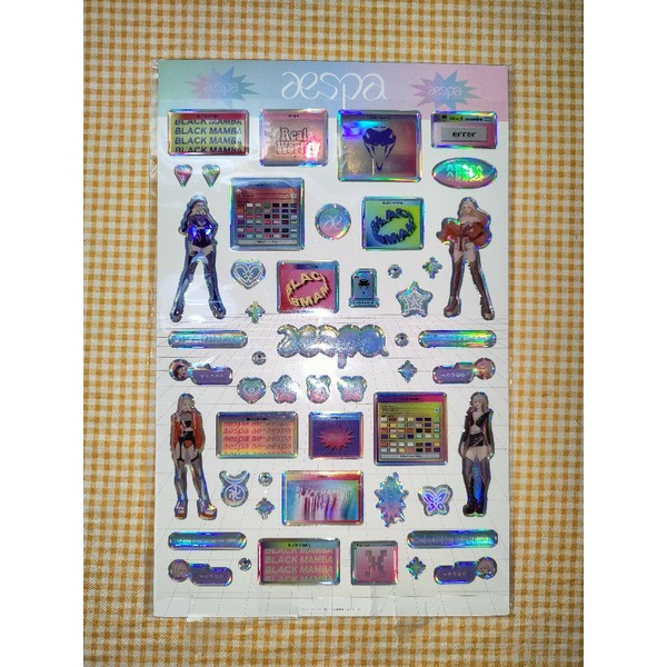 Sticker Only Epoxy aespa
