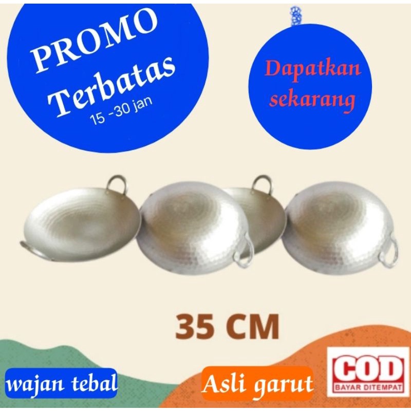 Wajan Garut Penggorengan TebaL Anti Karat