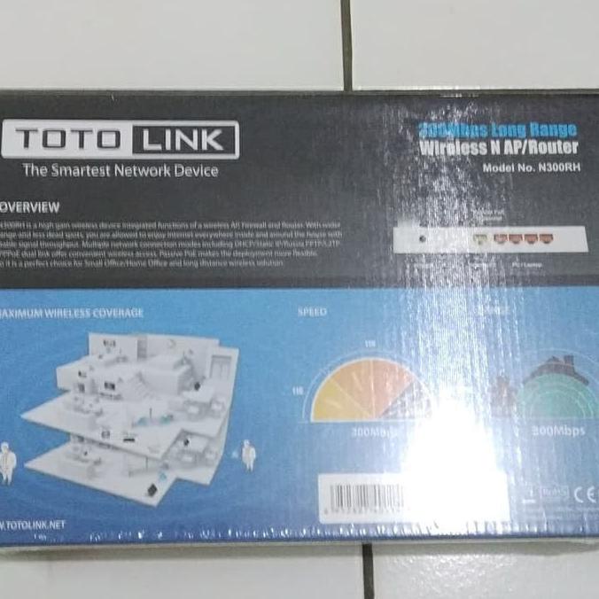Sale Totolink N300Rh - 300Mbps Long Range Wireless N Router Bergaransi