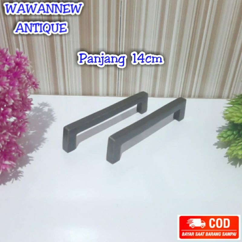 Handle / Tarikan Laci Lemari Jendela Rumah Kuningan Kitchen Set 14cm