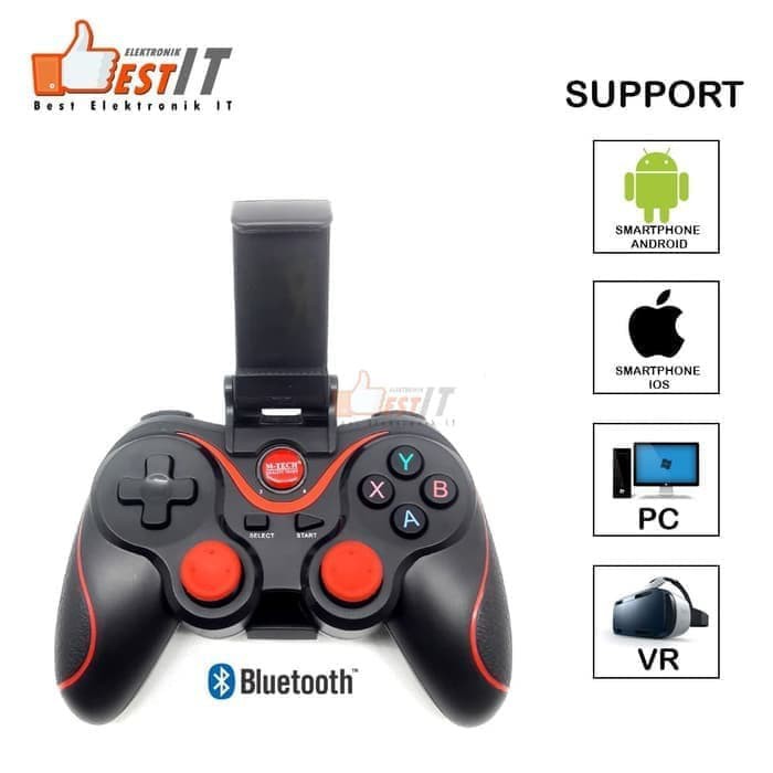 Gamepad Bluetooth Controller for Android Terios x3 With Holder