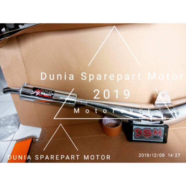 Knalpot racing fizr / knalpot racing fizr full chrome / knalpot racing full chrome f1zr