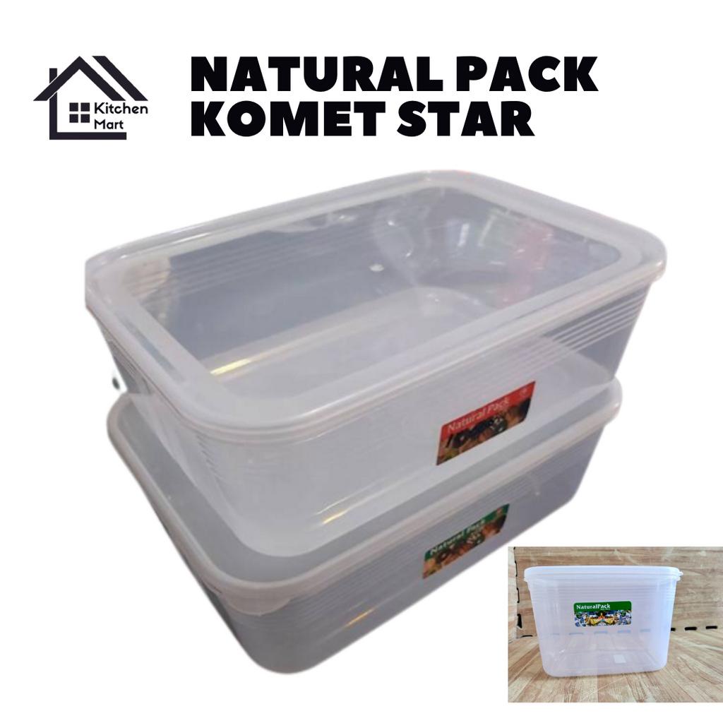 Komet Star Natural Pack Kitchen Seal Ware Sealware Kotak Makan Transparant