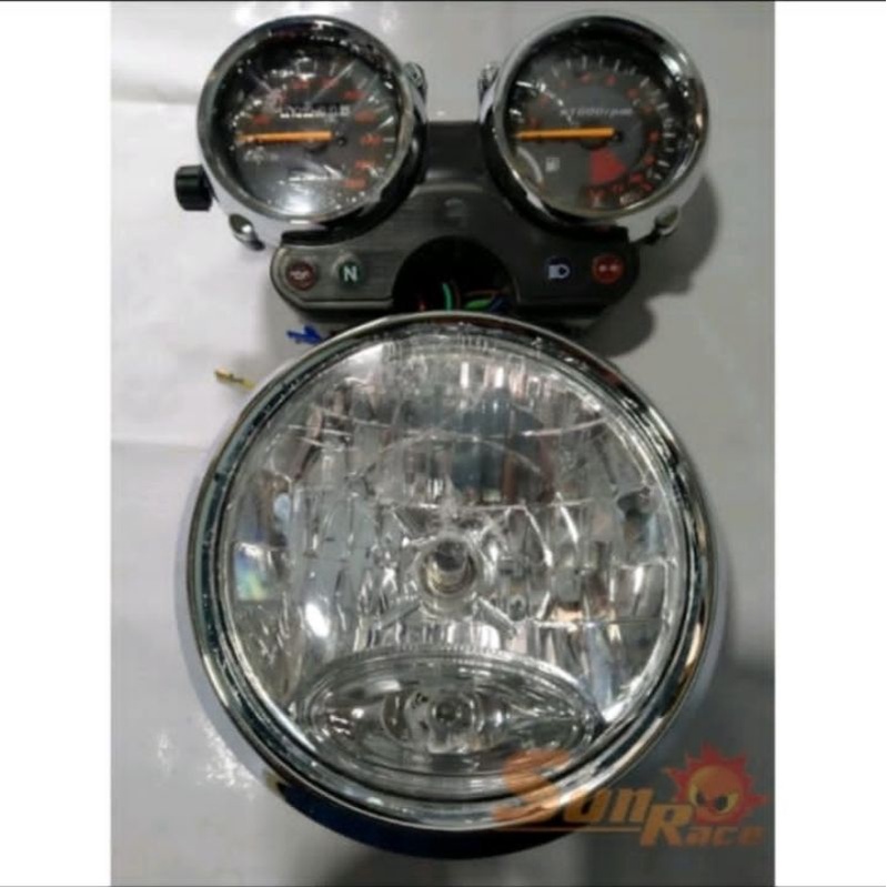 Paket Lampu Reflektor Depan Plus Spidometer Yamaha Rx-King