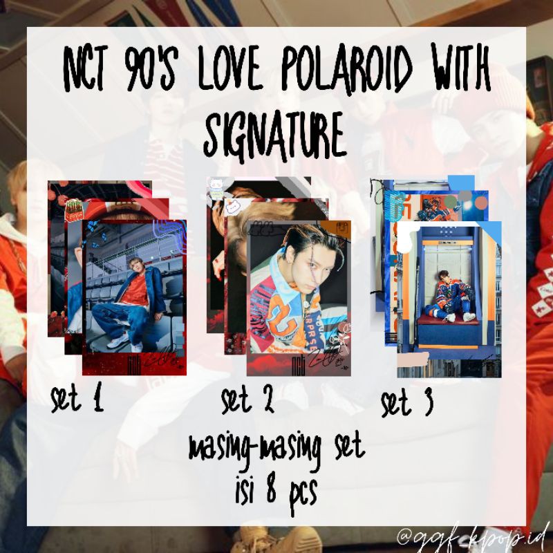 NCT 90's Love Polaroid With Signature