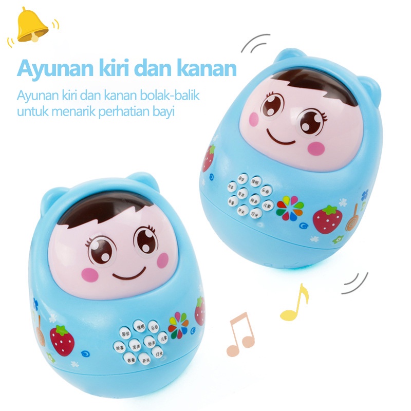 Tumbler mainan musik/Mainan bayi/Mainan Musik Bayi Lucu (B268)