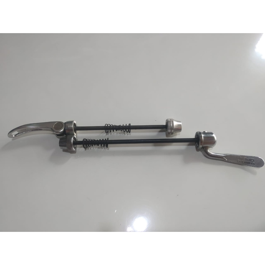 as depan belakang sepeda QR quick realese SHIMANO hub freehub belakang
