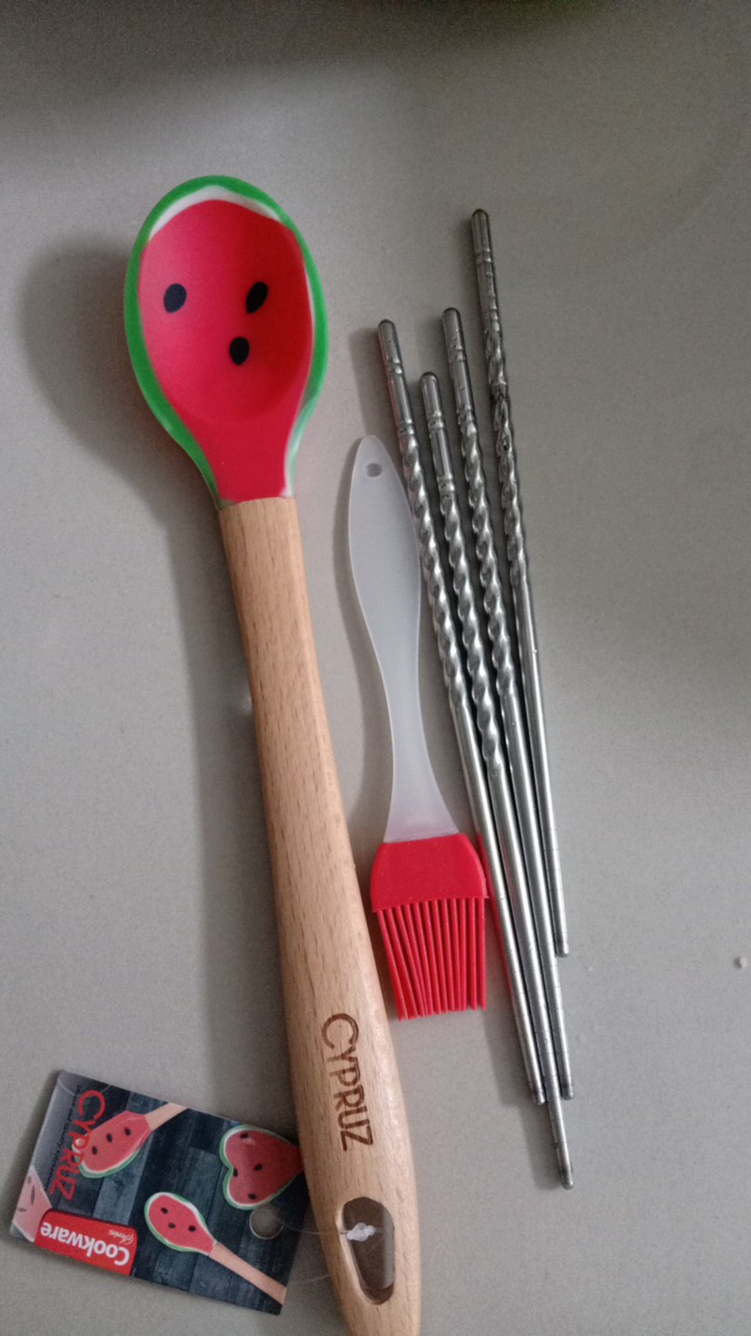 Ad-1451 Sumpit Stainless / Sumpit Korea 1 Pasang 22 Cm