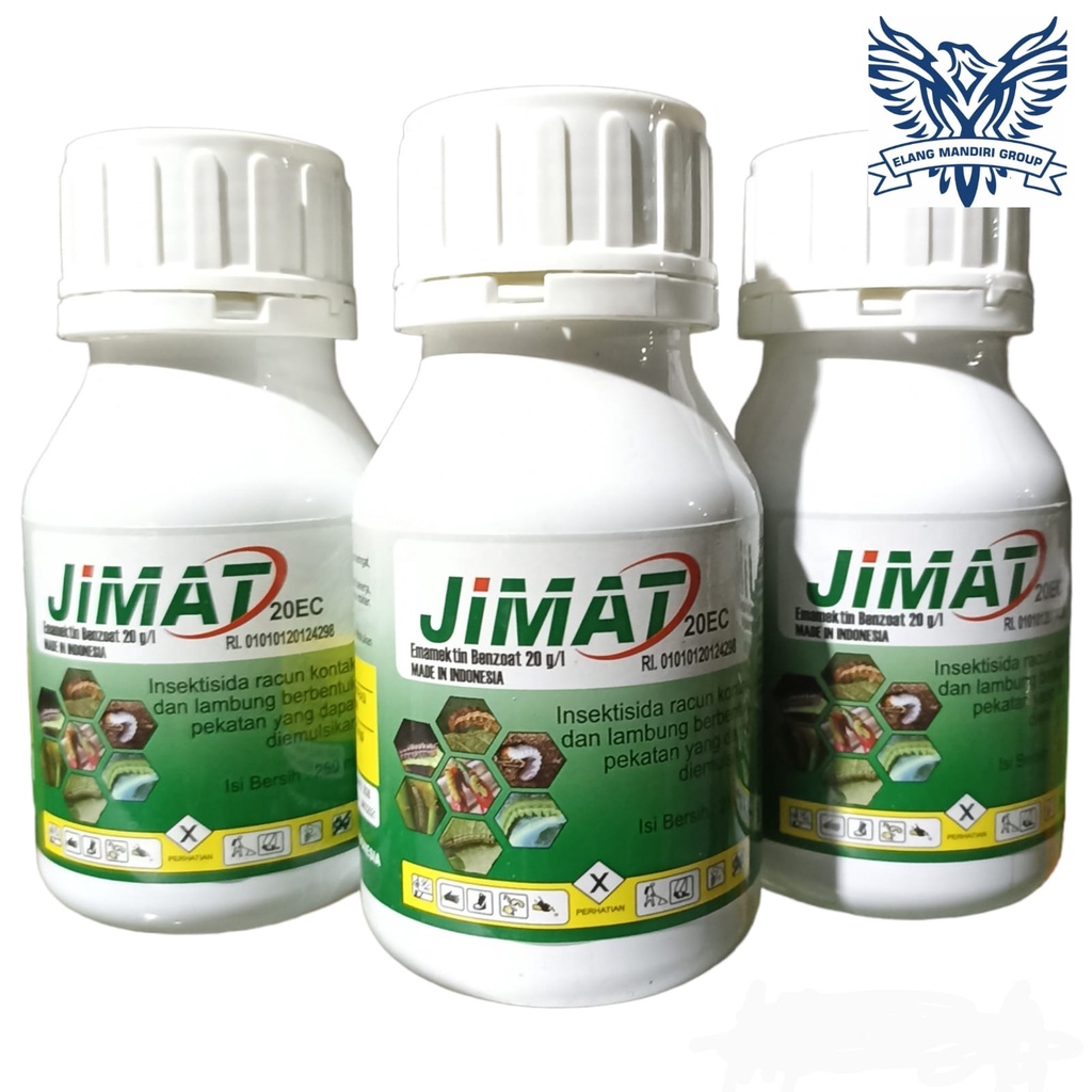 Insektisida Jimat 20EC 250ml Bahan Aktif Emamektin Benzoat 20g/l Emacel ulate PT Yanno Agro Science Indonesia