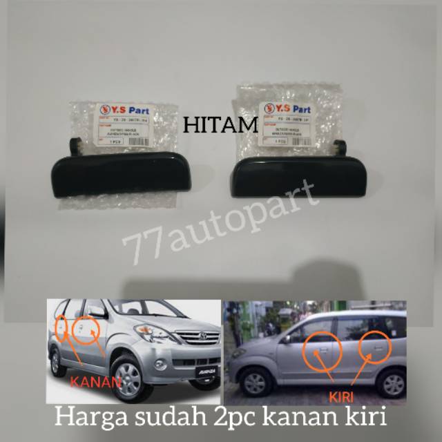 Handle pintu luar avanza xenia grandmax hitam