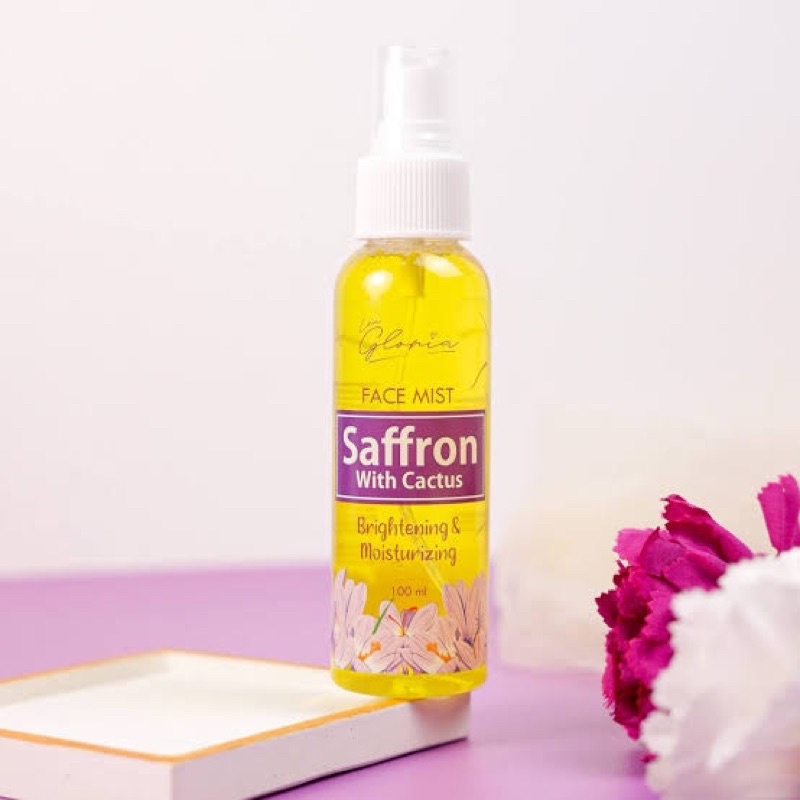 BACA DESKRIPSI, JUAL RUGI lea gloria face mist saffron toner BPOM 100ml