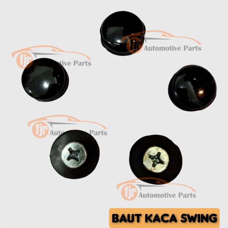 BAUT KANCINGAN KACA SWING HITAM