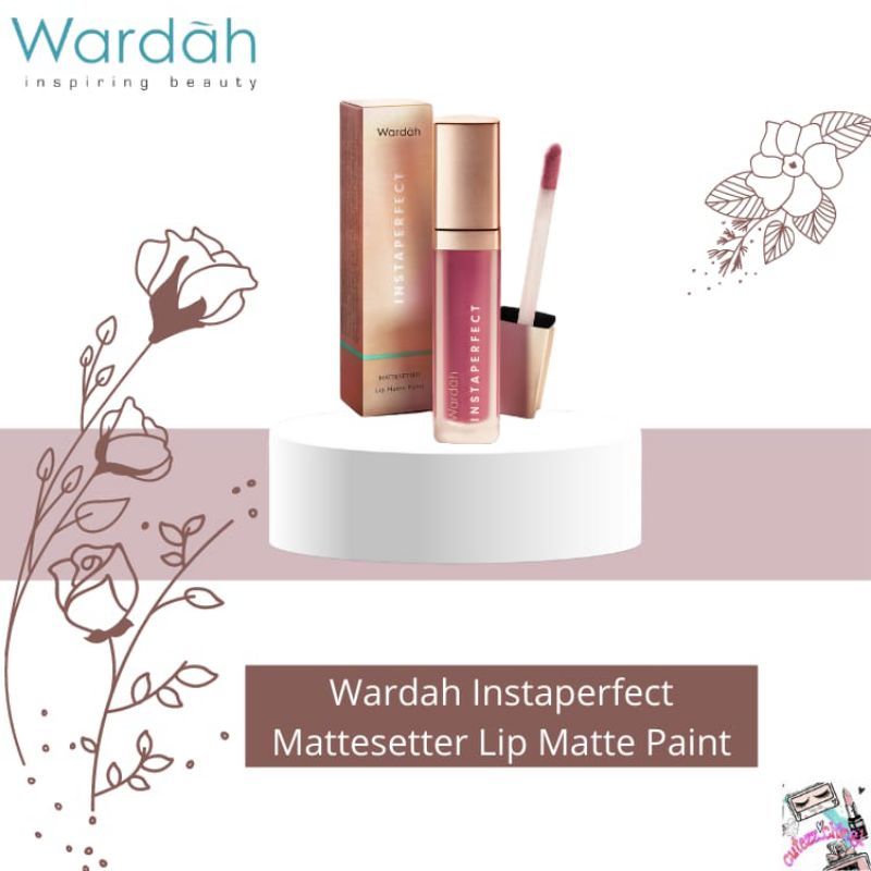 ☃Cutezz_Ching1☃Wardah Instaperfect Mattesetter Lip Matte Paint 5.5g