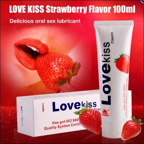 Gel Lubricant Pelumas Pelicin-Vagina lubricant 100ml-love kiss lubricant fruit flavour