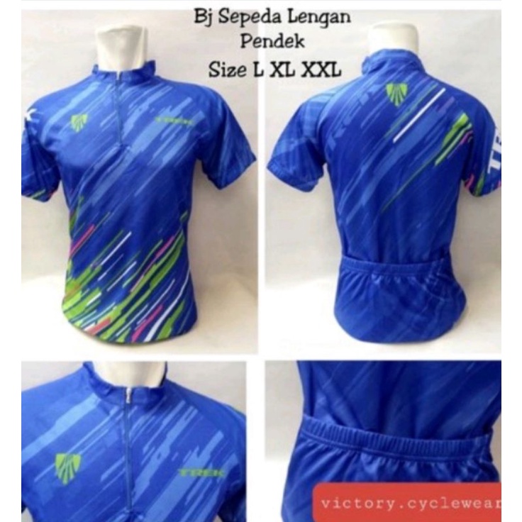 BIKE JERSEY/ MOTOR CROSS LENGAN PENDEK ada kantong di bagian belakangnya