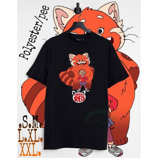 kaos TURNING RED/kaos anak TURNING RED/kaos TURNING RED unisex cowo/cewe/pashion laki-laki perempuan