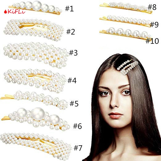 Jepit Rambut Mutiara,Hairclip Barrette,Untuk Fashion Wanita,Korea Rambut Aksesoris Fashion