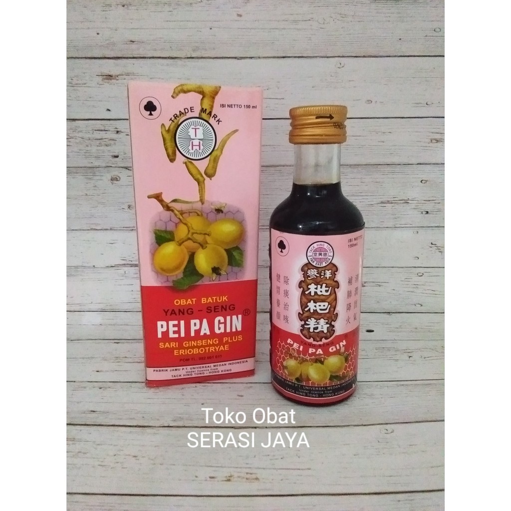 

YANG SENG PEI PA GIN SARI GINSENG PLUS ERIOBOTRYAE 150ML OBAT BATUK TERBUTI MANJUR !!