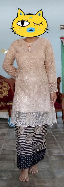 New Arrival | Nayaka Batik - Batik Couple Amania Sofia Tile Mutiara Free Slendang | Kebaya Couple