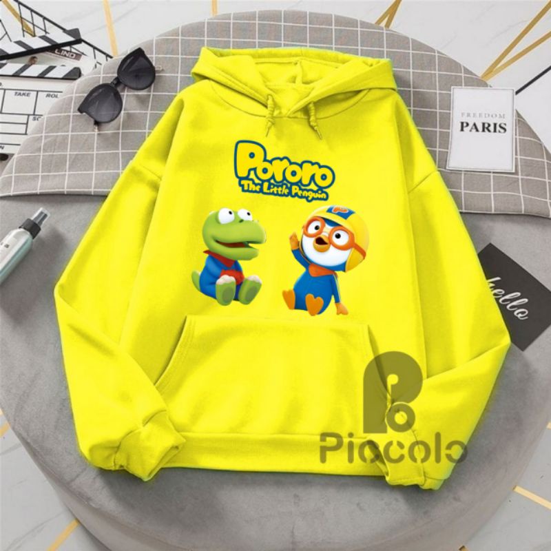 jaket Hoodie anak pororo unisex Hoodie anak atasan