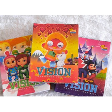 

BUKU TULIS VISION 32 LEMBAR PER PAK 10 PCS