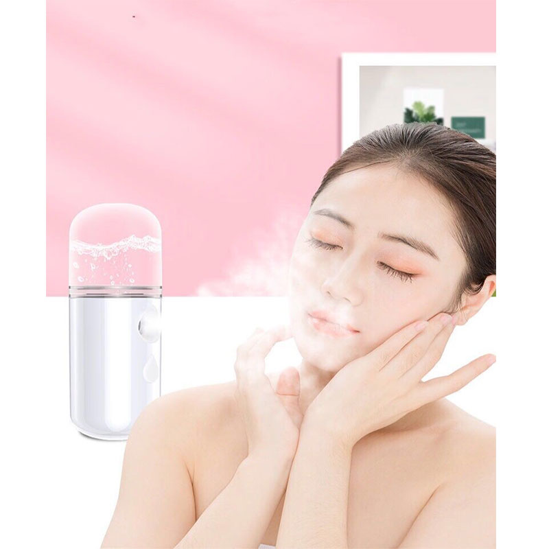 Mini Handheld Water Replenishment Instrument Usb Rechargeable Facial Humidifier