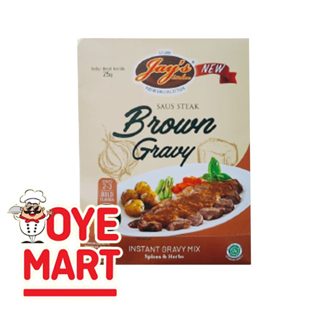 JAYS BROWN GRAVY SAUCE 25G / SAUS STEAK