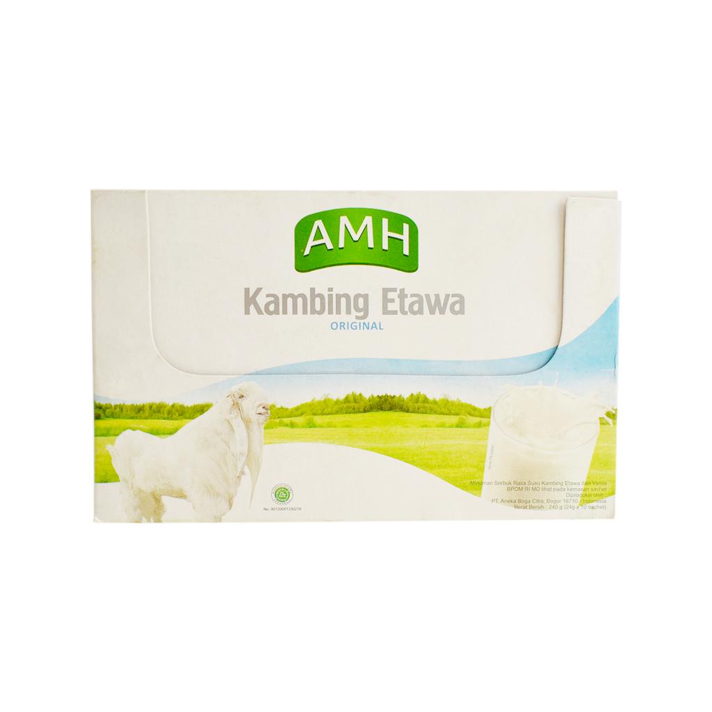 

Susu Kambing Etawa Full Cream AMH Kemasan box ISI 10 SACHET