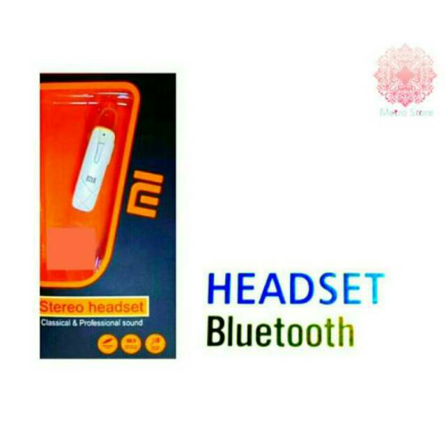 HEADSET BLUETOOTH XIAOMI SAMSUNG / HEDSET / EARPHONE / HANDSFREE