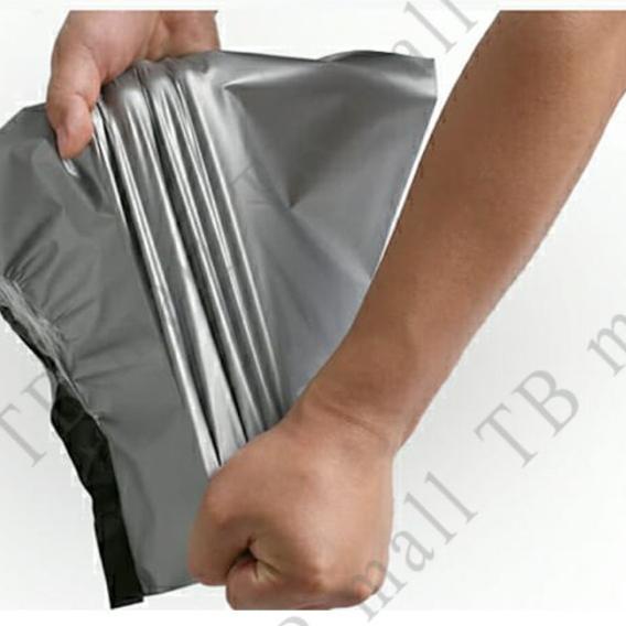 

Plastik Polymailer Packing Online Shop PE 17X30CM Isi100 Silver Glossy