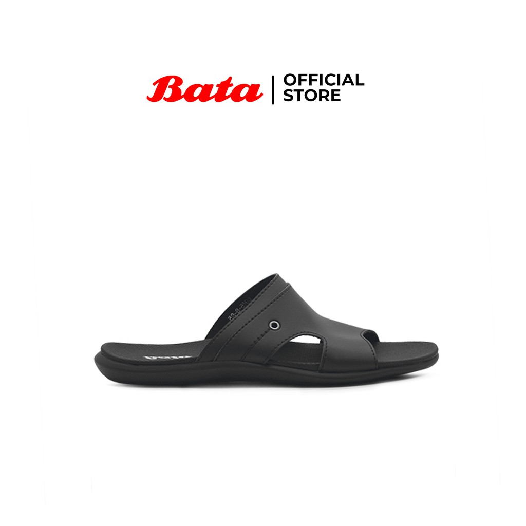 Bata Sandal Pria Skip Black - 8716195 / Ramayana Jatinegara