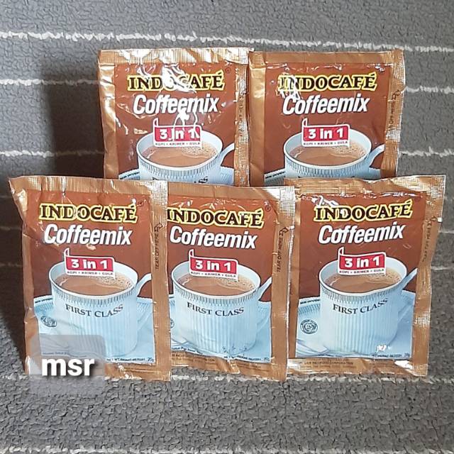 

Kopi Coffeemix 1pc Indocafe 3 in 1 Cofemix First Class 20gr